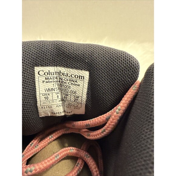 Columbia Womens Newton Ridge Gray Hiking Boots Size 10 New w flaw - Picture 7 of 9